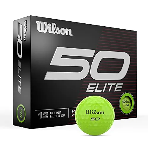 Wilson Unisex-Erwachsene Fifty Elite Golfbälle, Grün