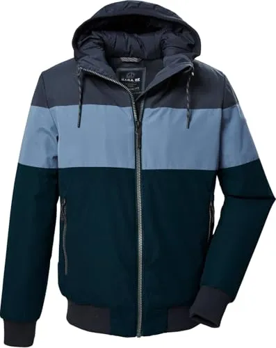 G.I.G.A. DX Herren Blouson - Funktionsjacke mit Kapuze - Funktionsjacke für Herren in dunkelnavy, wasserabweisend und winddicht, ideal für Outdoor-Aktivitäten mit praktischen Zippertaschen und PFAs-freier Imprägnierung.
