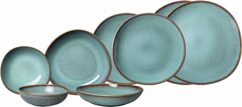 like. by Villeroy & Boch Kombiservice Lave 8-teilig für 2 Personen - Entdecke das 8-teilige Kombiservice Lave von like. by Villeroy & Boch. Mit skandinavischem Design und spezieller Glasur bringt dieses Steingut-Set Stil auf deinen Tisch. Spülmaschinen- und mikrowellensicher für den täglichen Gebrauch.