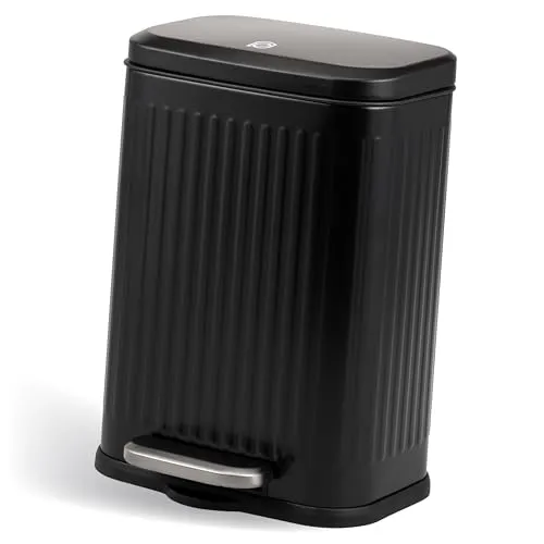 eluno Kosmetikeimer Treteimer 6 Liter - Elegantes Design - Haushaltszubehör: Der eluno Kosmetikeimer mit 6 Litern Fassungsvermögen vereint stilvolles Design und praktische Funktionen wie Soft-Close-Deckel und herausnehmbaren Inneneimer für eine hygienische Müllentsorgung.