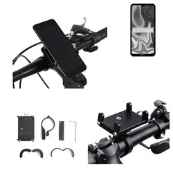 K-S-Trade Smartphone-Halterung für HiSense Infinity E Max, (Handyhalterung das Fahrrad Halter Lenkstange Fahrradhalterung) schwarz