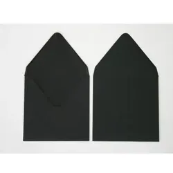 Briefumschläge Schwarz von Blanke