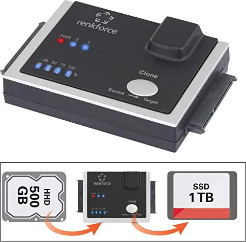 Produktbild Renkforce 1fach Festplatten-Kopierstation SATA