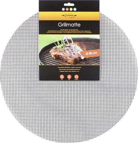 Broszio & Co 20519 Grillmatte Ø48cm, anthrazit