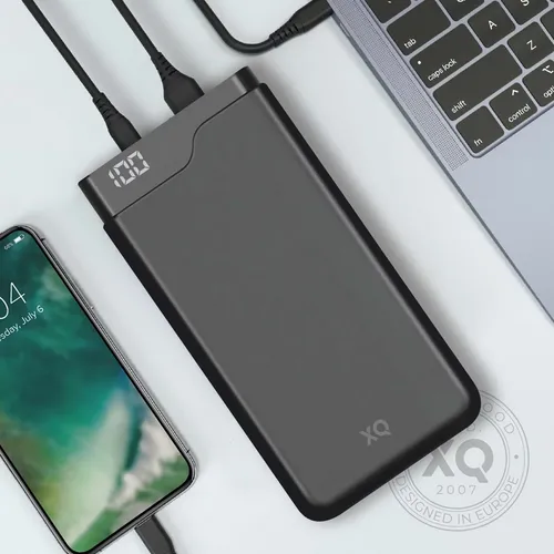 Powerbank 12000 mAh USB-C USB 4 Port Schnellladegerät - Differenzbesteuert