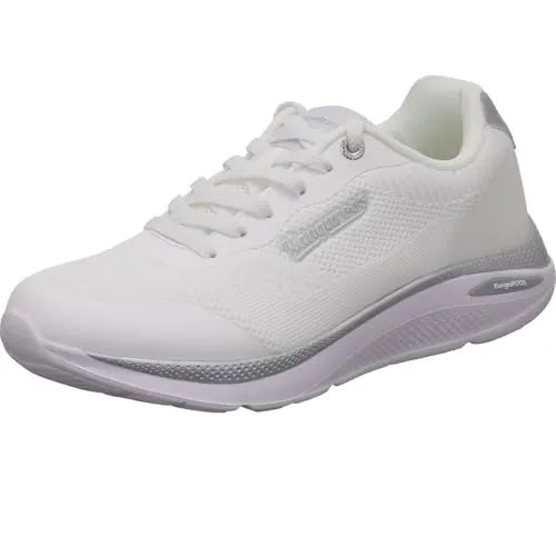 KangaROOS Laufschuh Weiß 42 EU – Bequemer Sportstyle - Laufschuh in Größe 42 EU, ideal für aktive Tage. Mit atmungsaktivem Mesh-Obermaterial und rutschfester Gummisohle für optimalen Komfort und Halt.