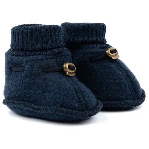 Mikk-Line - Kid's Wool Footies - Hüttenschuhe 62/68 | EU 62-68 blau