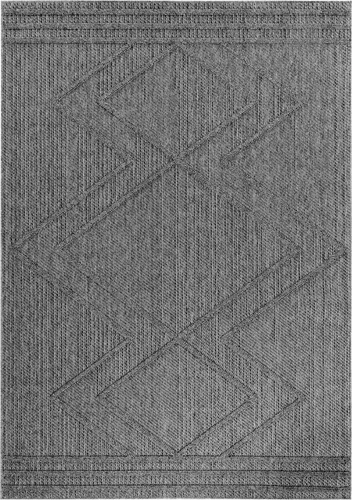 Teppium In & Outdoor Teppich Skandi Boho Stil Einfarbig Flachgewebe Wetterfest Wohnzimmer Balkon Terrasse Küchenteppich, Grösse: 80x150 cm