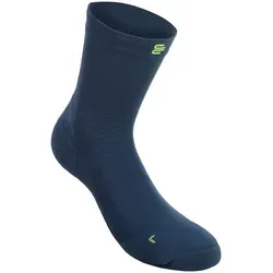 Bauerfeind Ultralight Mid Cut Laufsocken Herren-Blau, Größe 41-43