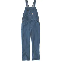 Carhartt Loose Fit Denim Latzhose für Männer, Größe 42 - Arbeits- & Schutzkleidung mit Loose Fit und praktischer mehrteiliger Latztasche mit sicherem Reißverschluss für optimalen Komfort und Funktionalität.