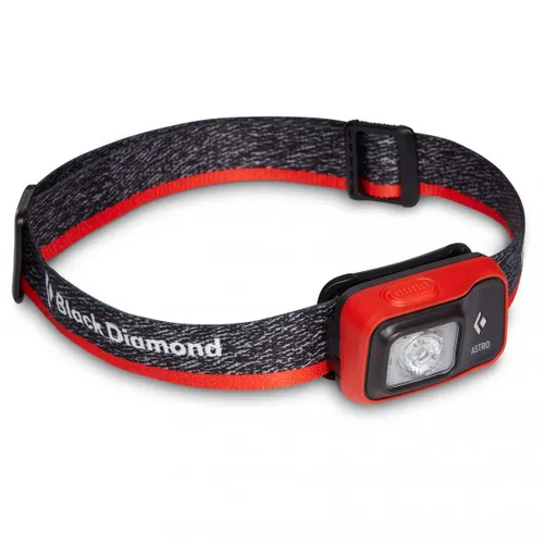 Black Diamond Astro 300 Stirnlampe - Stirnlampen mit bis zu 300 Lumen, PowerTap-Technologie für flexibles Licht und Dual-Fuel-Funktion für Alkalibatterien oder wiederaufladbare Akkus – ideal für Wanderungen und Outdoor-Abenteuer.