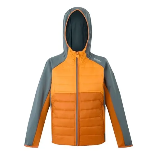 Regatta Kielder IX Hybrid-Jacke für Kinder mit Extol-Stretch-Einsätzen und synthetischer Warmloft-Daunen-Touch-Isolierung, perfekt zum Wandern, Wandern und für Outdoor-Aktivitäten