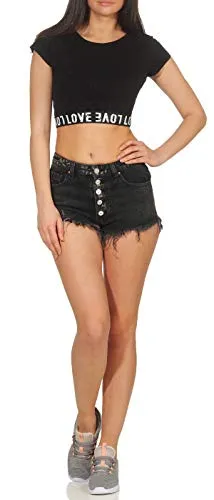 Diesel Damen Jeans Hotpant Shorts Pant Hot Jeansshort Kurze Hose
