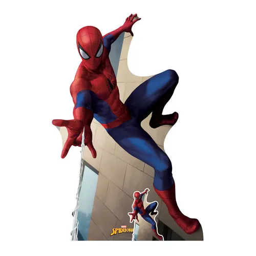 Spider-Man Pappaufsteller (Stand Up) - Spider-Man Web Shooting (136 cm)
