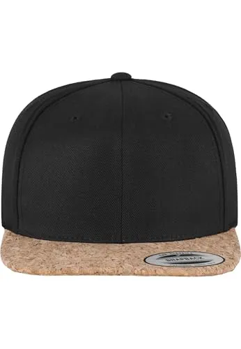 Flexfit Mütze Cork Snapback, Black, one Size, 6089CO-00007-0050