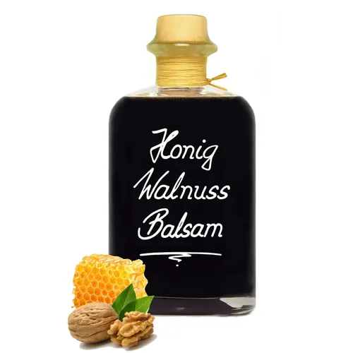 Honig Walnuss Balsam Essig - Spezialität 1L balsamartig nussig mild 5% Säure