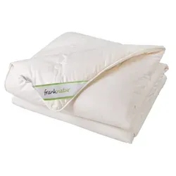 franknatur Naturfaserbettdecke Winterdecke Lyocell Bio - Bettdecken für warme Nächte, gefüllt mit 100% Lyocell/Tencel® und Bezug aus 100% Baumwolle kbA, ideal für Allergiker und maschinenwaschbar bis 60°C.