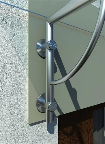 Buylando Glasvordach 120x90 cm mit Edelstahlhalterung - Elegantes Glasvordach von Buylando, 120x90 cm, aus 6 mm Verbundsicherheitsglas für maximale Stabilität. Ideal für Eingangsbereiche, schützt vor Witterungseinflüssen und wertet Ihr Zuhause stilvoll auf.