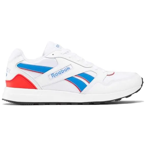 Reebok Unisex GL1000 Sneaker, FTWWHT/KINBLU/VECRED, 41 EU in beige von Reebok