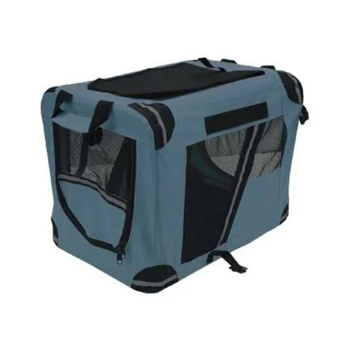 TrendLine Transportbox blau - Hundeboxen, robust und sicher für den Transport Ihres Hundes, ideal für Reisen und Ausflüge.