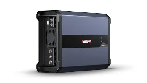 SounDigital 3000.1 EVO 5.0 1-Kanal Auto Verstärker | 3000W RMS Endstufe | 1 Ohm | Einstellbarer High‑/Low‑Pass Filter | Cinch + HL Eingang | Bass Boost (fernbedienbar) | Kompakte Car‑HiFi Endstufe