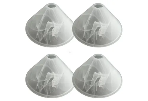 Lichthandel Hoch Lampenschirm Lampenglas Leuchtenglas Leuchte alabasterfarbig 29cm, passend für E27 Fassung