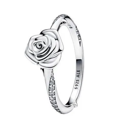 PANDORA Sterling Silver Cubic Zirconia Clear Ring in weiß von Pandora