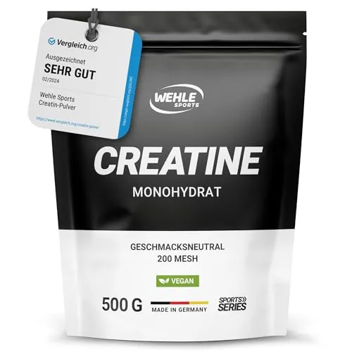 Wehle Sports Kreatin Monohydrat Pulver 500g
