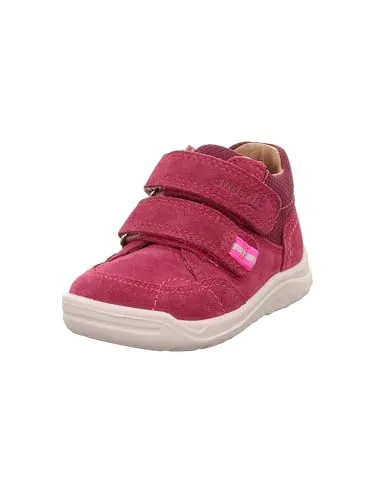 Superfit Whaley rot/pink (5010) 25 - Hochwertiger Kinder Sneaker, ideal für aktive Entdecker. Mit herausnehmbarer Einlegesohle aus chromfreiem Leder und flexibler PU-Sohle für besten Tragekomfort und gesunde Füße.