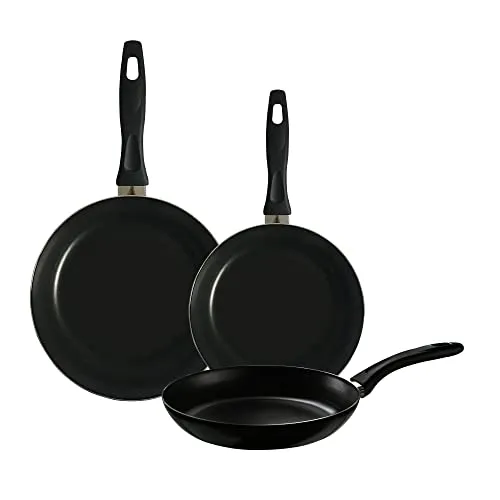 PINTINOX, 3-teiliges Pfannen-Set aus Aluminium, antihaftbeschichtet, Made in Italy