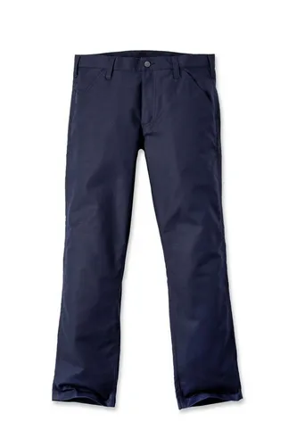 Carhartt Rugged Stretch Canvas Pant 103109 - Navy - W42/L30 - Wanderhosen für Herren, ideal für Büro und Outdoor. Mit Rugged Flex® für maximale Bewegungsfreiheit und Stain Breaker® Technologie gegen Flecken.
