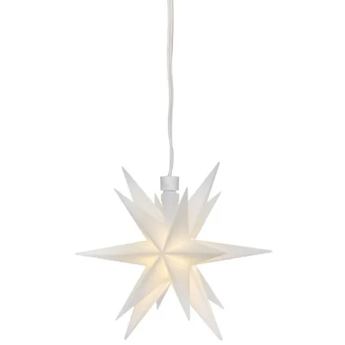 LED-Weihnachtsstern weiß 1 warmweißen LED Ø=12cm Batteriebetrieb Sterntaler