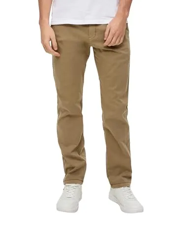 QS Gewaschene Chino aus Stretch-Twill