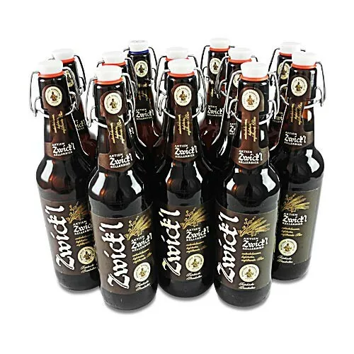4,55€/1l) Zwickl Kellerbier (12 Flaschen à 0,5 l / 5,3 % vol.