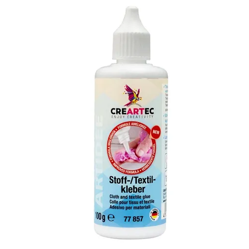  Stoff- und Textilkleber 100g Creartec Artidee 77857, Flasche 45,50€/kg