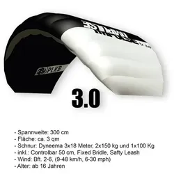 PLKB Impulse TR Dreileiner Lenkmatte 300 cm