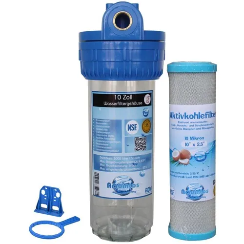 Wasserfiltergehäuse Hauswasserfilter Trinkwasserfilter Aktivkohlefilter 1/2