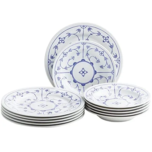 KAHLA Blau Saks Tafelservice 12tlg. für 6 Personen in blau von Kahla