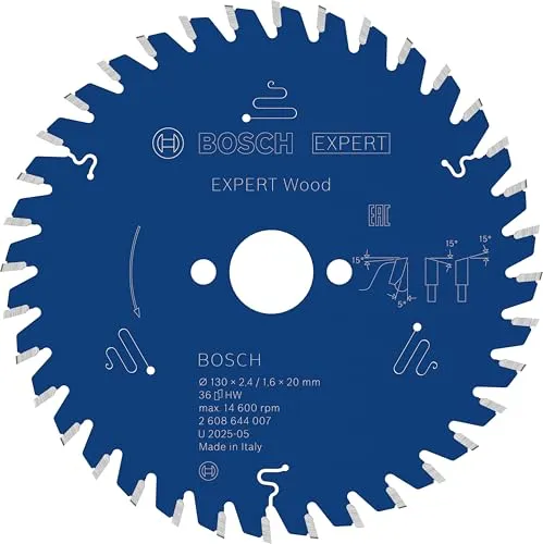 Bosch Accessories Expert for Wood 2608644007 Kreissägeblatt 130mm