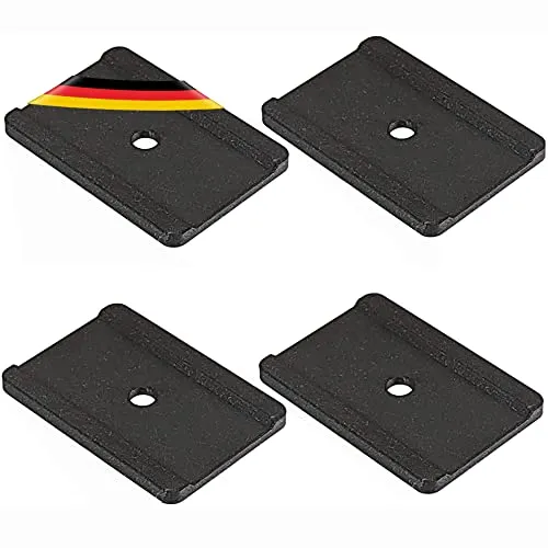 ULROAD 4 Stück Unterlage passend für VW T5 T6 T6.1 Profilschienen für z.B. Multiflexboard oder Möbel Profilschiene Multivan Zubehör Innenraum Multivan Transporter California Führungshalter