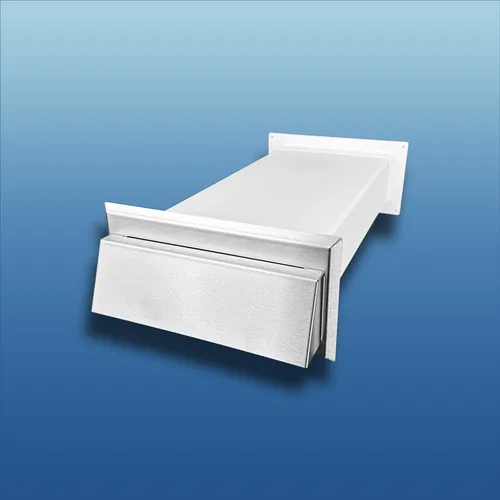 Flachkanal Edelstahl Mauerkasten