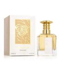 Lattafa Mazaaji Eau de Parfum für Damen 100 ml - Eau de Parfum für Damen mit orientalisch-blumigen Noten, ideal für Frauen, die ihre feminine Stärke und Eleganz betonen möchten. Ein verführerischer Duft für jeden Anlass.