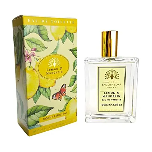 The English Soap Company Lemon & Mandarin Eau de Toilette 100ml - Unisex Duft mit spritzigen Zitrusnoten, ideal für jeden Tag. Erleben Sie erfrischende Energie und Freude mit diesem eleganten Eau de Toilette.