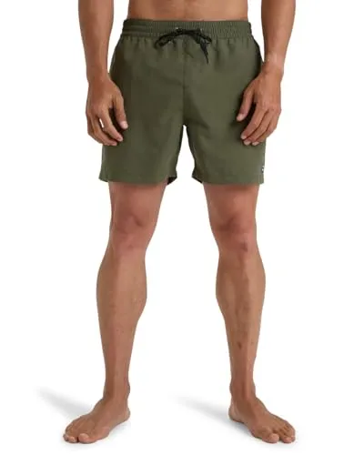 BILLABONG All Day LB Herren-Badeshorts, Grün, L - Herren-Bademode aus recyceltem Polyester, wasserabweisend und schnell trocknend für optimalen Komfort am Strand oder Pool.
