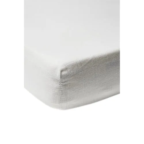 Meyco 565090 Molton Stretch Spannbetttuch 70x140/150 cm Kinderbett 100% Baumwolle Weiss