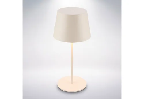 Briloner Leuchten LED Tischleuchte Tischlampe kabellos Akku Touch Dimmbar USB-C, LED wechselbar, 2700K, 9,5x20,5 cm, Indoor/Outdoor, Balkon, Terrasse, Wohnzimmer