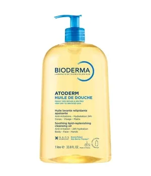BIODERMA Atoderm Huile De Douche - Beruhigendes Reinigungsöl für trockene Haut, geeignet für die ganze Familie. Mit patentiertem SKIN BARRIER THERAPY zur Linderung von Spannungsgefühlen und zum Schutz der Hautflora.