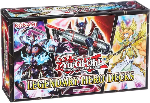 Yu-Gi-Oh! Legendary Hero Decks - Neu & OVP - TCG OVP Decks & Starter, enthält 150 Karten und exklusive Booster für ein aufregendes Spielerlebnis.