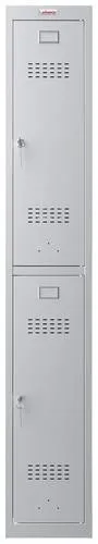 Phoenix Safe PL1230GGK Schließfach-Spind - Praktisches 2-türiges Schließfach für Büros und Fitnessstudios, mit modularer Bauweise und robuster Konstruktion für langlebige Nutzung.