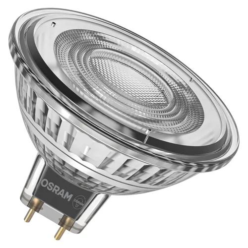 OSRAM LED Leuchtmittel LED SUPERSTAR MR16 12 V 6.1W 940 GU5.3 Dimmbar Neutralwei
